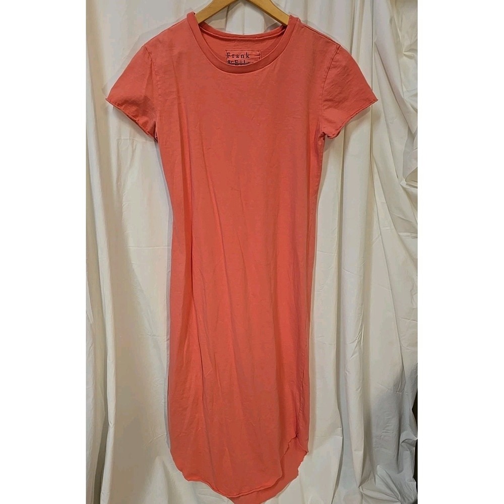 Frank & Eileen Harper Passion Fruit Boho Cottagecore Quiet Luxury Dress M - Picture 6 of 9